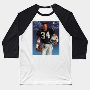 Bo Jackson Raiders Art Baseball T-Shirt